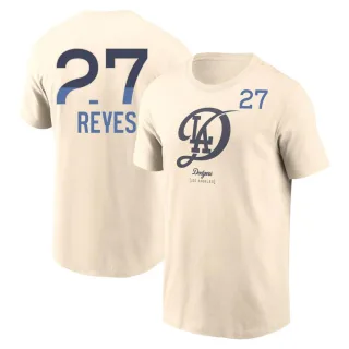 Men's Los Angeles Dodgers Alex Reyes Cream 2024 City Connect T-Shirt