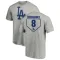 Men's Los Angeles Dodgers Enrique Hernandez Gray RBI T-Shirt Heathered