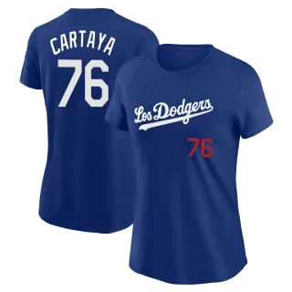 Women's Diego Cartaya Los Angeles Dodgers Backer Tri-Blend Tank