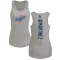 Women's Los Angeles Dodgers Ramon Martinez Ash Backer Tank Top