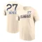 Youth Los Angeles Dodgers Alex Reyes Cream 2024 City Connect Fuse T-Shirt